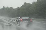 Nissan 370z Roadster on autobahn, Germany