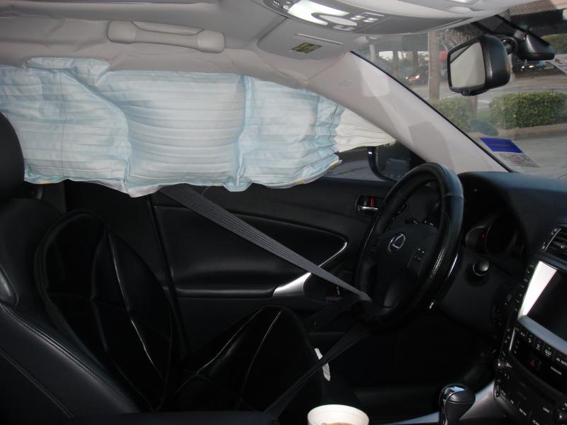 side curtain airbag..