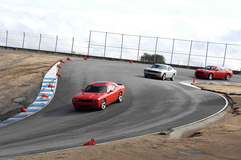 Corkscrew at Laguna Seca... 
I'm driving the silver Challenger SRT8