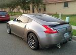 Rear spoiler installed , new wheels w 20mm spacer in the rear.