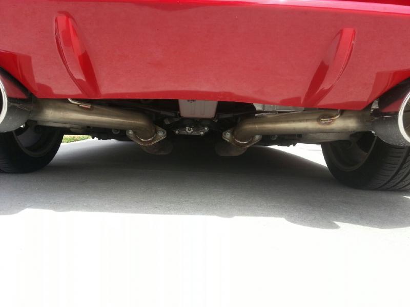 AAM Competition S-Line (NISMO Fitment) Exhaust installed on 09 370 NISMO.
