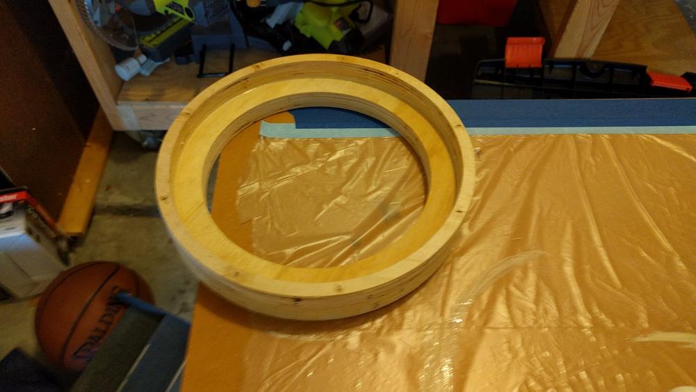 gluing up the baffle rings
