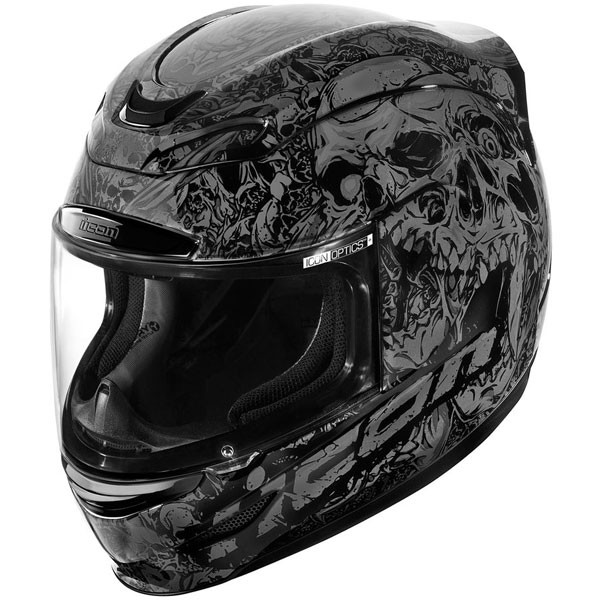 2013 Icon Airmada Parahuman Helmet Black