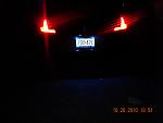 V-Leds Blue License Plate Lights