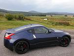 370Z in the Catoctin "mountains." I need center caps for the new wheels.