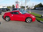 Red 370z.