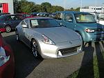 Silver 370z.