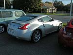 Silver 370z.