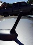 Carbon Fiber Shorty 3" antenna close up