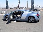 One of the dozen R8 vehicles I got to do high speed runs on the track at R8 training for Audi!