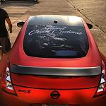 Third Coast Customs Atlanta's first project car: 
 
-Satin Chrome Red wrap 
-Satin Black wrap 
-Carbon Fiber Accents