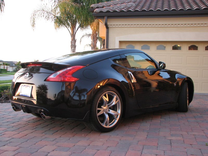 Passenger side rear view