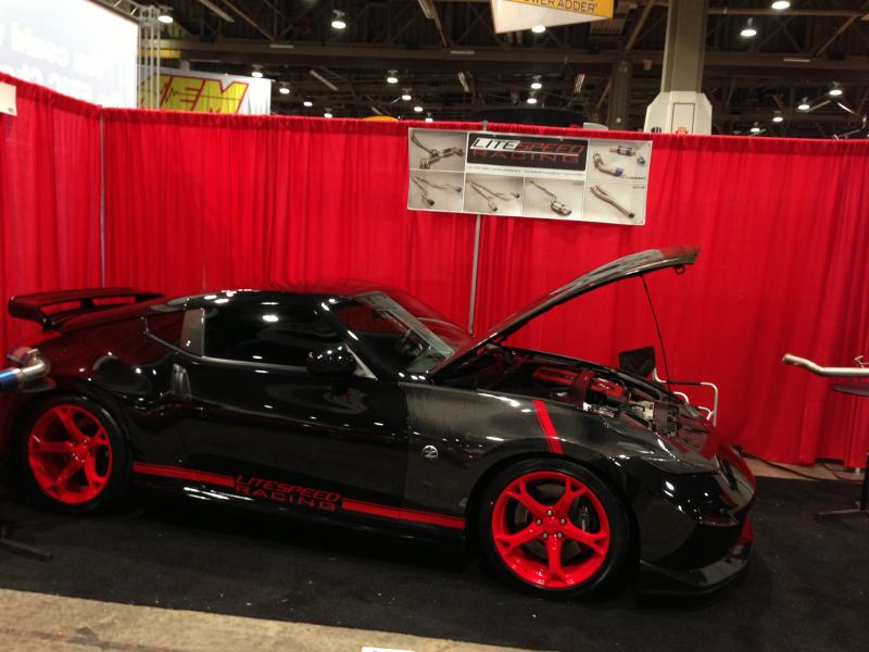 The Litespeed Racing booth at SEMA 2012