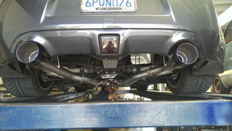 Litespeed Racing 370z full titanium cat back exhaust