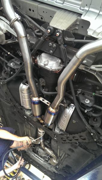 Litespeed Racing 370z full titanium cat back exhaust