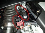 Bolt fresh air inlets and place PCV breathers