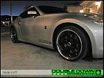 Test Fitment:  Volk GTS wheels/tires off of the DoubleDownMotorsports.com Shop 350Z. 
 
19" x 9.5" +27 front with 265/30/19 Hankook Ventus S1 Evo...