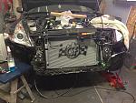 work that i have been doing over the winter.added a gtm supercharger stage 2,new csf rad for cooling,oil pan spacer,silicone hoses,removed heat...