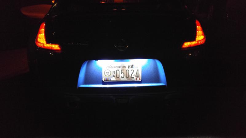 LED license plate lights