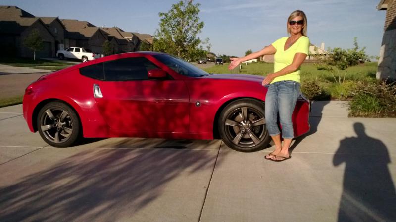 New wheel paint modeled by wifey.