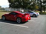 Next to the 350Z at work.