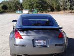 My old 04.5 350Z with G35 Spoiler, Medium window tint, S2000 shorty antenna and reverse lights tinted