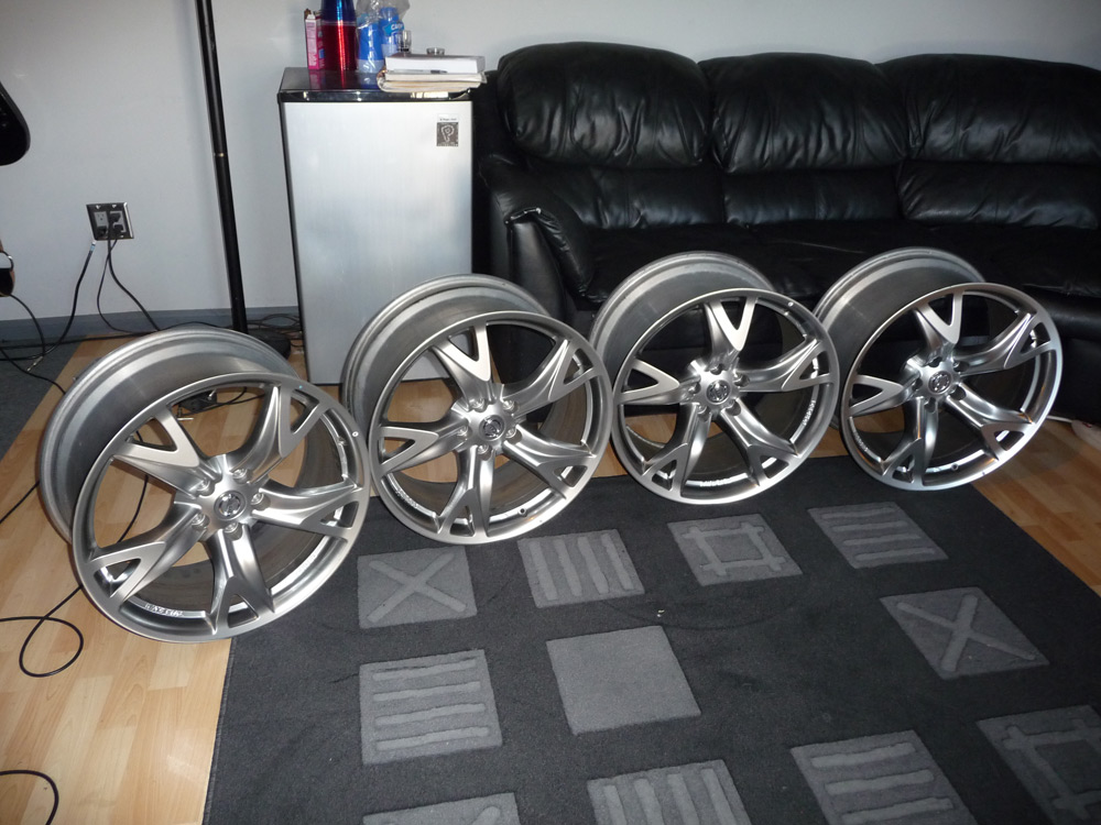 Nissan 370z rays wheels sale #5