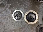 Rear rotors comparison.