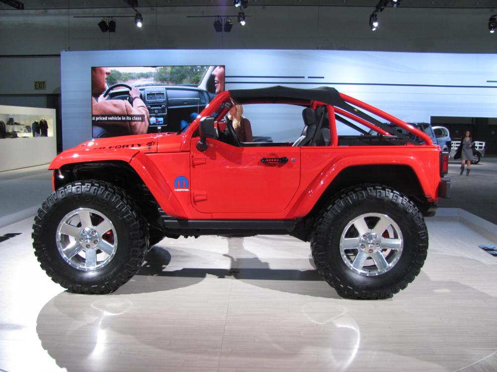 Tell me they wouldnt sell the sh#$ out of these things if they opt to build it.  USE BIGGER MOTORS in your JEEPS and they WILL SELL!  Bought a Rubicon last year for the mountains, sold it when the rubber band in the motor broke.