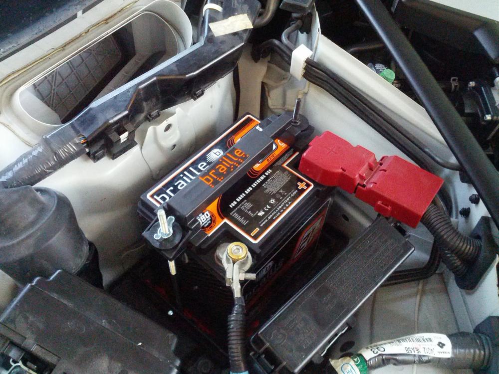 Braille 21 LBS CF Battery Install