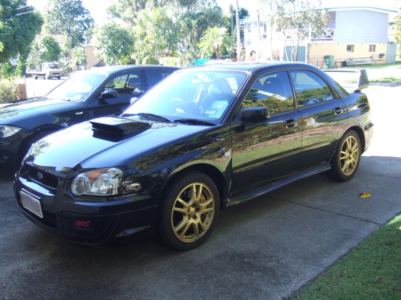 Front of MY04 WRX STI.