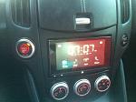 Red GT-R push start & Pioneer App Radio
