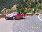 Road down from the Summit of Pikes Peak