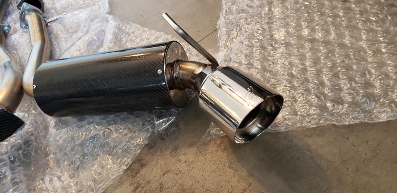 Carbon Fiber Muffler - Left Side