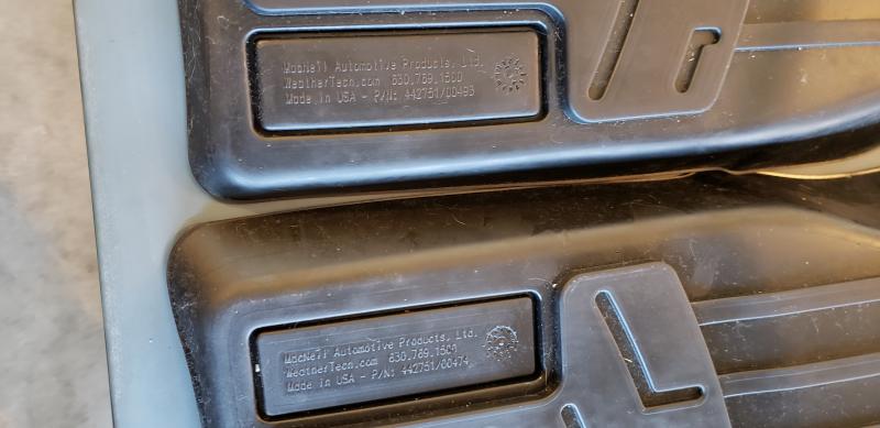 WeatherTech Part Numbers