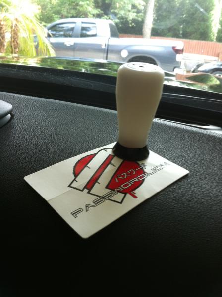 New shift knob