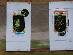 My target on the Left and the right target is my wifes.