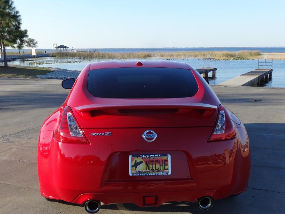 Rear shot of the 5% limo tint at the marina in St. Cloud, FL.