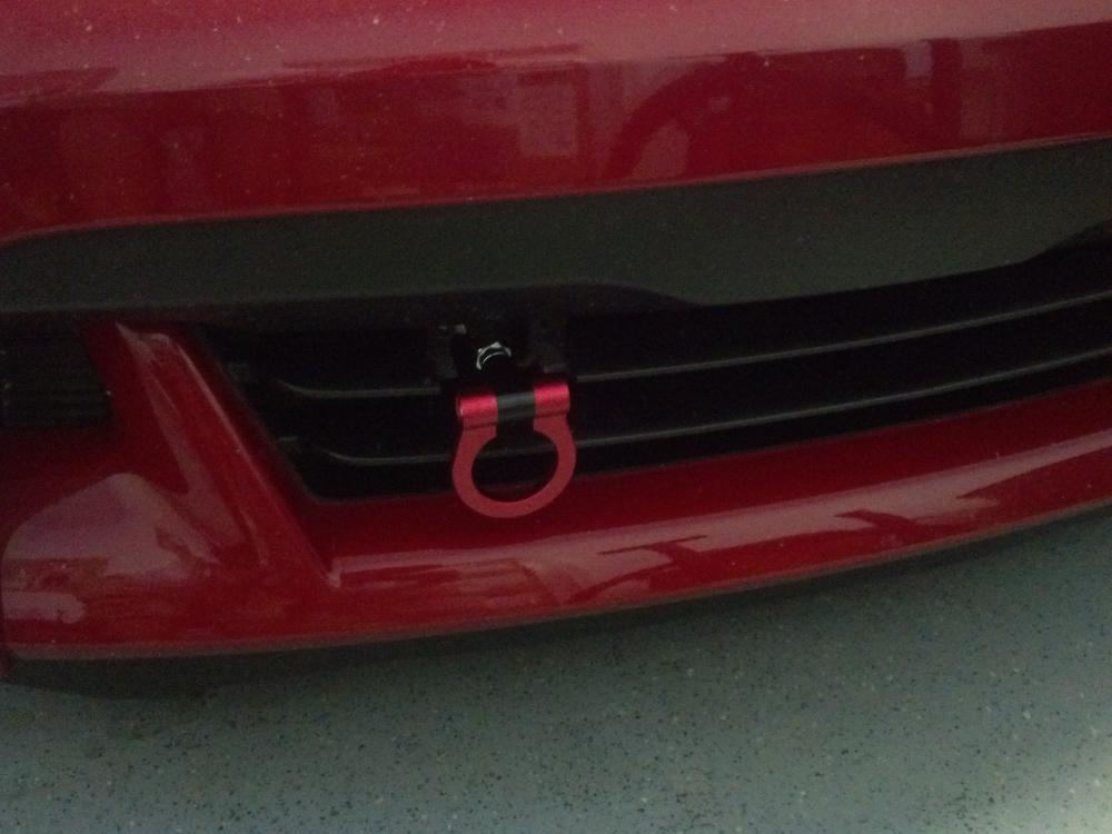 Tow hook installed! It might not be amazing but its a little something for once in awhile.