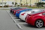 Rear end lineup at the Central FL Z meet at Cocoa Beach