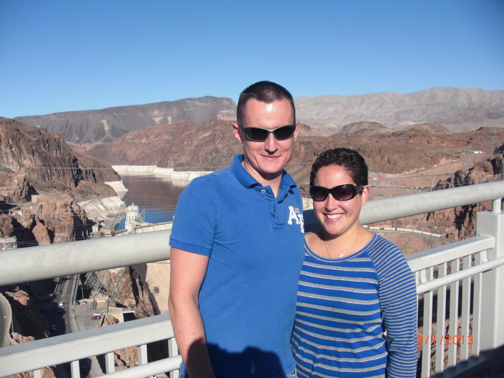 Me and my wife at the Hoover Dam '13.
