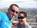 Me and the wife on top of the stratosphere in Las Vegas, NV. '13