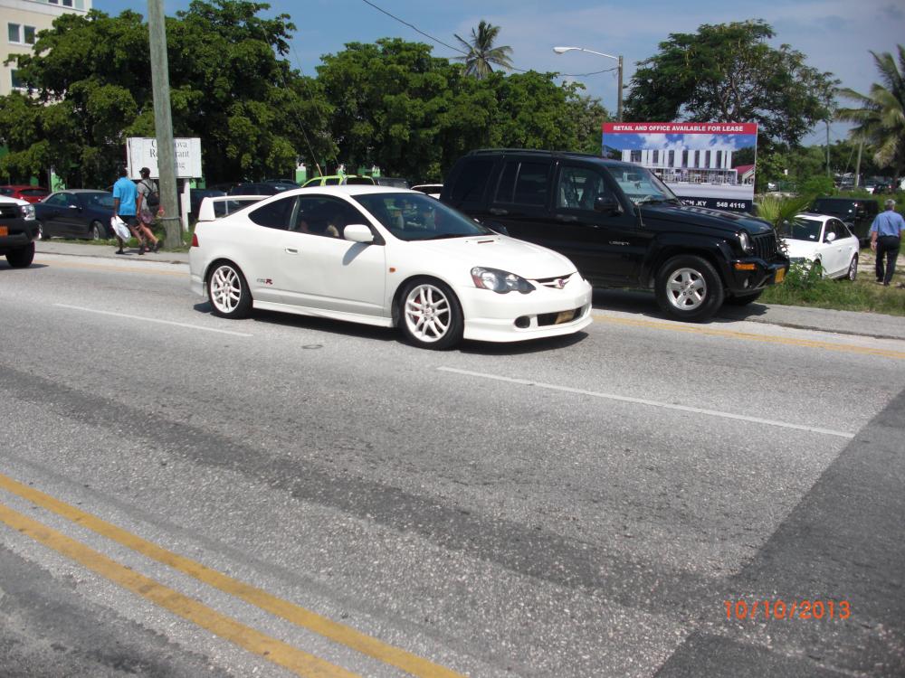 A REAL Integra Type R that we never got in the USA. I was so sad, I was ready to order one and even went to the dealer to have them put money down for me on one and they never came. Sad. Honda used to make some sweet cards.