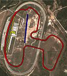Texas World Speedway Road Course Map