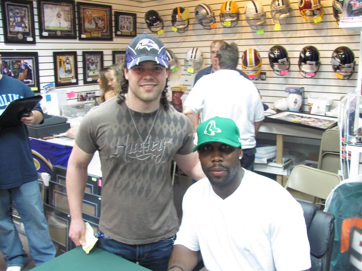 Me and Anquan Boldin.... lemme tell you... VERY nice humble guy... for a guy that makes millions, you'd never know it.. one of my favorite players now