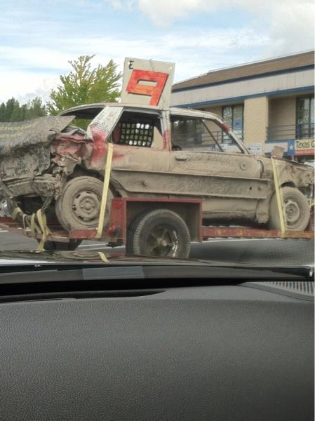 Safeway parking lot in Silverdale