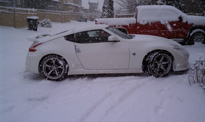Nissan z in snow #5