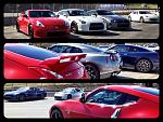 GTR/Z car corral at MazdaRaceway Laguna Seca