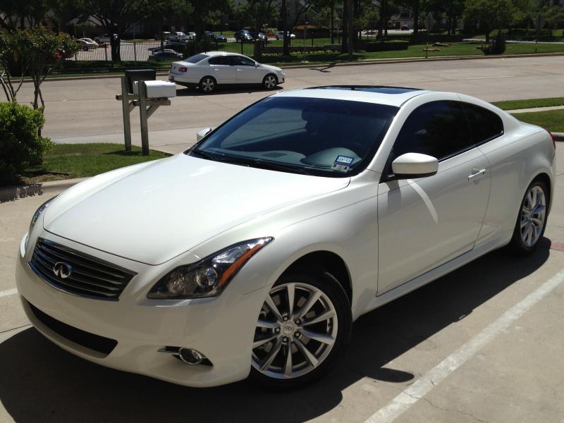 2012 G37 Coupe.
Wife car, except for car wash detailing times...