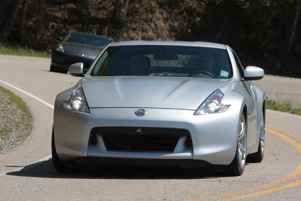 The Dragon - First Pass (out of three passes that day).  Notice the EIBACH Sway bars holding the car level with the roadway... Sways are set to Max front and rear